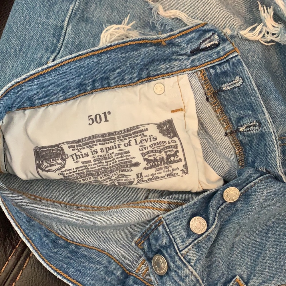 Levi’s 501 High Rise Shorts - Picture 4 of 5